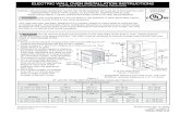 ELECTRIC WALL OVEN INSTALLATION …...2 ELECTRIC WALL OVEN INSTALLATION INSTRUCTIONS (and Optional Electric or Gas Cooktop Combination) Figure 2 27" AND 30" DOUBLE OVENS (Single Ovens