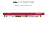 E-Reimbursement Manual - University of Wisconsin-Green Bay › ... › E-Reimbursement-Manual.pdf · E-Reimbursement Manual . Logging into E-Reimbursement . To log into E-Reimbursement: