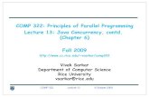 COMP 322: Principles of Parallel Programming Lecture 13 ... › ~vs3 › PDF › comp322-lec13-f09-v2.pdf · COMP 322 Lecture 13 6 October 2009 COMP 322: Principles of Parallel Programming