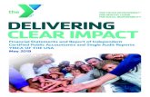 DELIVERING CLEAR IMPACT - Amazon S3...DELIVERING CLEAR IMPACT What follows are YMCA of the USA’s 2018 and 2017 financial statements and report of independent certified public accountants,