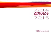 Annual Report 2014-2015 - Darling Downs Hospital …...2 Darling Downs Hospital and Health Service Annual Report 2014-15 Board Chair While I acknowledge there is always more to do,