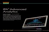Advanced Analytics - QIAGEN Bioinformaticsresources.qiagenbioinformatics.com/flyers-and... · IPA Advanced Analytics is intended for molecular biology applications. This product is
