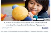 A whole school based community development model: The Academic Resilience … · 2017-06-01 · 19th May 2016 A whole school based community development model: The Academic Resilience