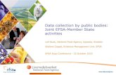 Data collection by public bodies: Joint EFSA-Member State activities › sites › default › files › news › ... · 2016-06-10 · Data collection by public bodies: Joint EFSA-Member