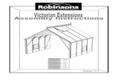 NOMINAL SIZE (mm) · NOMINAL SIZE (mm) 6ft extension 1860 8ft extension 2480 10ft extension 3100 12ft extension 3720 4ft extension 1240 . 2 Thank you for purchasing your new Robinsons