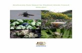 Biodiversity Duty Report for Shetland Islands Council 2015 ......2.9 Biodiversity is a cross-cutting theme, with all Council services subject to the duty to further its conservation.