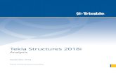Tekla Structures 2018i€¦ · Tekla Structures 2018i Analysis September 2018 ©2018 Trimble Solutions Corporation. ... Tekla Structures uses in the load combination process. An analysis