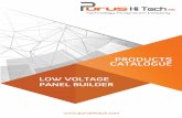 LOW VOLTAGE PANEL BUILDER - Hi Techpurushitech.com/wp-content/uploads/2018/10/lv_panel_builder.pdf · CATALOGUE LOW VOLTAGE PANEL BUILDER. LV Panel Division ... 2. 3 Testing & Commissioning