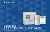 Pentair Pentek Electronics Catalog · 2019-09-26 · systems. Pentek is the leading electronics brand of Pentair, North America's largest water pump manufacturer. Pentair sets demanding
