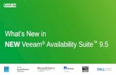 What’s New in - Tego Data Systems · 2016-12-21 · NEW Veeam® Availability Suite™9.5 What’s New in. Veeam Availability Suite v9 Our biggest and most enterprise-focused release.