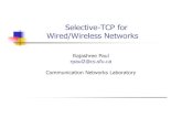 Selective-TCP for Wired/Wireless Networks › ~ljilja › cnl › presentations › rajashree › Selective-TCP_14… · June 14, 2005 Selective-TCP for wired/wireless networks 3