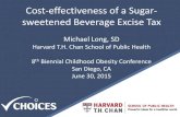 Cost-effectiveness of a Sugar - sweetened Beverage Excise Taxchildhoodobesity2015.com/docs/uploads/WS2.1.Long... · Cost-effectiveness of a Sugar - sweetened Beverage Excise Tax Michael