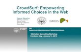 CrowdSurf: Empowering Informed Choices in the Web...CrowdSurf: Empowering Informed Choices in the Web" Website Third party sites Keys Repubblica pix04.revsci.net id su.addthis.com