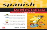 spanish - dl.booktolearn.comdl.booktolearn.com/ebooks2/foreignlanguages/spanish/9780071476… · CHAPTER 14 Describing Actions in the Past with the Imperfect 273 The Imperfect Tense