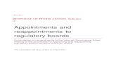 Appointments and reappointments to regulatory boards · 2019-06-17 · The ACCA Fellowship “status demonstrates to employers that members have extensive experience and have made