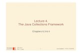 Java Collections Framework - York University...The Java Collections Framework • A coupled set of classes and interfaces that implement commonly reusable collection data structures.