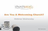 Are You A Welcoming Church? - The Network · •Opinion cards •Surveys . Visitor Follow Up •How are you going to measure if what you’re doing is successful? •Specific goals