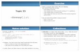 topic33 array listsscottm/cs312/handouts/slides/topic33_array_lists_4Up.pdf · TreeMap Concrete C asses «intellace» Co ection "i ntertace„ Interfaces ... java. util Overview Package