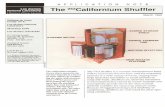 The Californium Shuffler · 2004-11-23 · consequently provide one of the most accurate methods available for measuring uranium waste. Because of ruggedized design and reliability