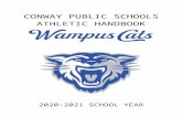 CONWAY PUBIC SCHOOLS · Web view3rd Year Letterman Certificate and additional Bar for the letter 4th Year Letterman Certificate and Additional Bar for the letter Athletes may purchase