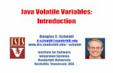 Java Volatile Variables: Introduction - Vanderbilt Universityschmidt/cs891s/2020-PDFs/3.3.1... · 2020-02-20 · volatile write is visible to “happens-after” reads Overview of