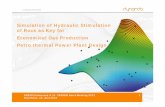 Simulation of Hydraulic Stimulation of Rock as Key for Economical Gas Production … · 2015-12-21 · Unconventional gas production-more than 60.000 wells drilled in USA for unconventional
