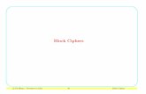 Block Ciphers and Stream Ciphers - University of Haifaorrd/IntroToCrypto/Lecture3-BlockCiphers.pdf · Block Ciphers and Stream Ciphers In practical ciphers the plaintext M is divided