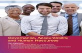Governance, accountability and human resources · Governance, accountability and human resources –Department of Child Safety, Youth and Women 6 Governance committee structure Following