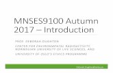 MNSES9100Autumn 2017 –Introduction · Ethical challenges in Information Technology – Charles Ess Environmental Ethics Andreas Carlsson Friday th27 Publication and Authorship,
