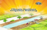 Climate Resilient Irrigation Training - UNDP€¦ · Climate Resilient Irrigation Training 2 Since the industrial revolution over 200 years ago, human activities have come to affect
