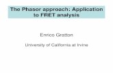 The Phasor approach: Application to FRET analysis · 2010-05-26 · Phasor Plot 0 0.5 1 1 0.5 0 Quenching Delay Lumi_pas.zip Acceptor Donor Delay of the excitation of the acceptor