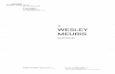 WESLEY MEURIS · Wesley Meuris’ work intersects with both architecture and scientific systems of consolidation and classification. He addresses concepts of conservation and engages