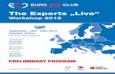 The Experts „Live“ - Euro CTO...We, hereby, are proud to announce that, Experts “Live” CTO Workshop arranged by Euro CTO Club will be organized in Istanbul, Turkey on 18-19