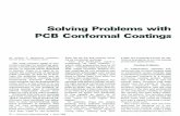 Solving Problems with PCB Conformal Coatings · Moderate intensity UV lamp cures conformal coating on printed circuit board. sec. The lamp is shielded to protect workers from any