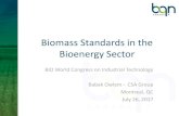 Biomass Standards in the Bioenergy Sector › sites › default › files › legacy...conversion processes. ISO/TC 238 Solid Biofuels. ISO/TC 238 Solid Biofuels. ... • Ensure safe