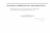 Inventory Methods for Woodpeckers - British Columbia · Inventory methods for woodpeckers [computer file] (Standards for components of British Columbia's biodiversity ; no. 19) Previously