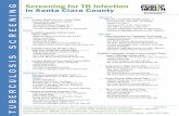 Screening for TB Infection in Santa Clara County · Screening for TB Infection in Santa Clara County Author: SCC TB Prevention & Control Keywords: TB, list of clinics, santa clara
