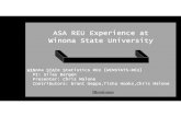 ASA REU Experience at Winona State Universitydriftlessdata.space/files/ASAREU_Presentation_Final.pdf · reu@amstat.org Deadline: August 16, 2017 2018 Year in Review August 2016 Application