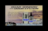 QUAD WINDOW DOOR SYSTEM - OSI® › ... › 46859_quad_window_door_system.pdf · QUAD® WINDOW AND DOOR SYSTEM THE TOUGHEST BARRIER AGAINST AIR AND MOISTURE EVER DEVELOPED, NOW FEATURING