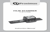 FILM SCANNERstatic.highspeedbackbone.net/pdf/Proximus P16-41458... · can only be performed by a Proximus service technician. 4 Features: • Simple to Setup – Save to SD without