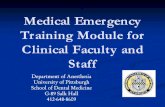 Medical Emergency - School of Dental Medicine...University of Pittsburgh School of Dental Medicine Acute Adrenal Insufficiency •Stop Treatment •Semi reclined Position •Stat Page
