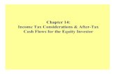 Chapter 14: Income Tax Considerations & After-Tax Cash ......tax cash outflows, but not itself a cash outflow at the before-tax level. (IRS income tax rules for property income based