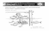 SPECIALIZED UNDERWATERFRONTWATER FACILITIES INSPECTIONS · 1.1.2 Function.The objectives of the specializedunderwater inspection program areto supplement activity inspections offacilities