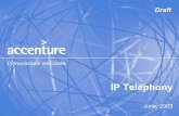 Draft - unimi.ithomes.di.unimi.it/~pagae/Reti-2/Parte1/Accenture.pdf• Ranked #1 with 22% of the Global Unified Communication market1 • Controls 13% of the Global IP Telephony market1