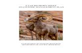 UTAH BIGHORN SHEEP STATEWIDE MANAGEMENT PLAN · Bighorn sheep are native to Utah with suitable habitat throughout the state (Figure 1). Archeological evidence indicates they were