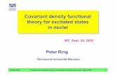 Covariant density functional theory for excitated states in nuclei › ... › int_05_3 › People › Ring_P › ring.pdf · 2005-09-30 · 29.09.2005 Towards a Universal Density