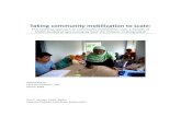 Taking community mobilization to scale - Save the Children · Advisor/Team Leader, Behavior Change and Community Health, Department of Global Health, Save the Children USA) and Imteaz
