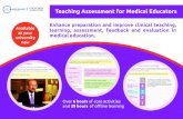 Learning Solutions Teaching Assessment for Medical EducatorsTeaching and Assessment for Medical Educators is an online programme for full and part-time educators, clinical mentors