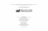 WaterSMART: Development of Feasibility Studies under the ......The 2011 Rio Grande Water Plan (Region M) projected that McAllen would experience a water supply deficit between 2010