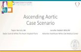 Ascending Aortic Case Scenario - STS 1330... · 2019-11-13 · Scenario Cont. • CT of chest, abdomen and pelvis demonstrated an ascending aortic aneurysm extending from the aortic